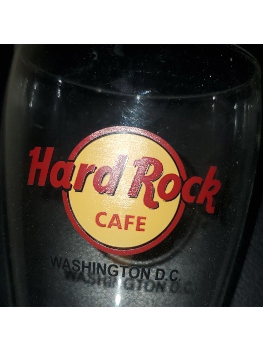 Hard Rock Cafe Washington DC Logo Pint Glass Pilsner